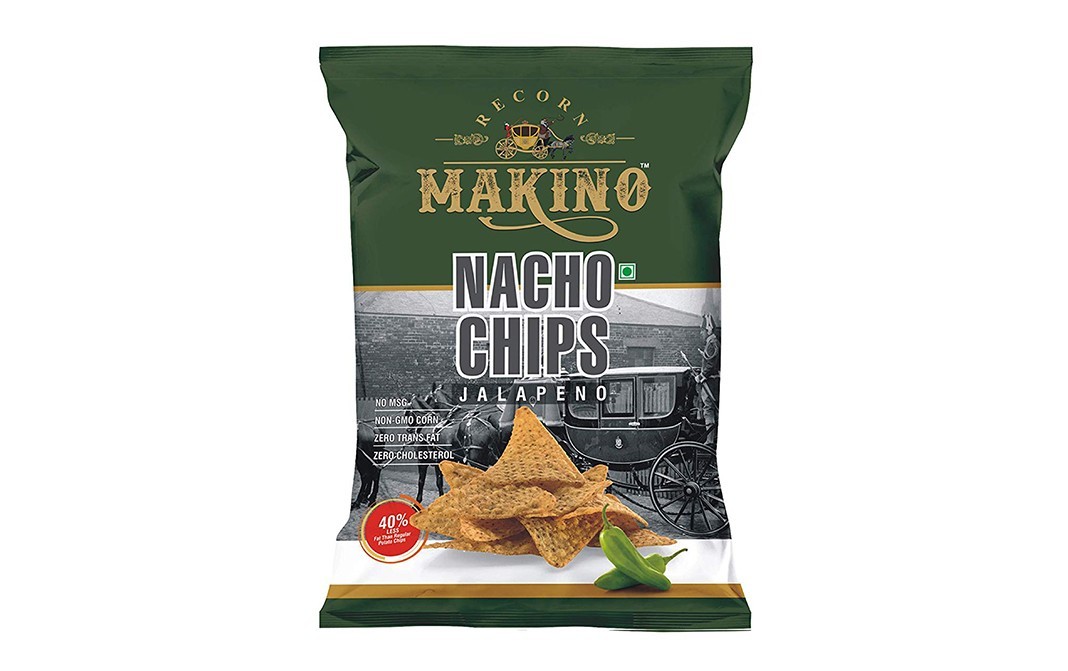 Makino Nacho Chips Jalapeno   Pack  150 grams